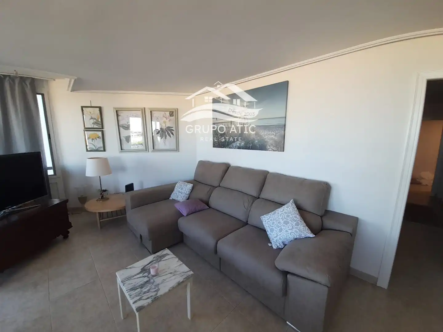 Wohnzimmer von Wohnungen zur Miete in Burriana / Borriana mit Heizung, Abstellraum und Möbliert