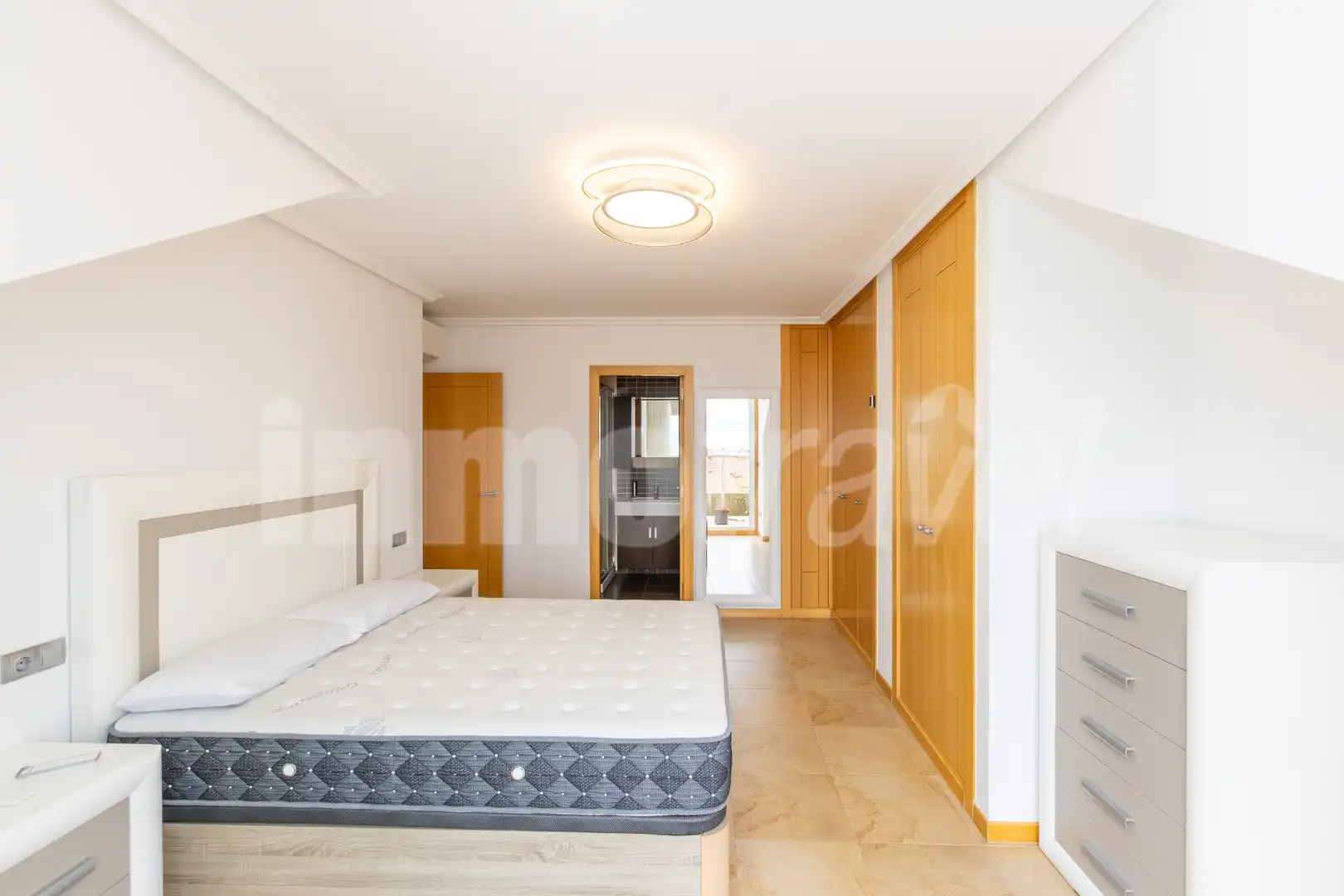 Bedroom of Attic for sale in Sanxenxo  with Air Conditioner, Heating and Terrace