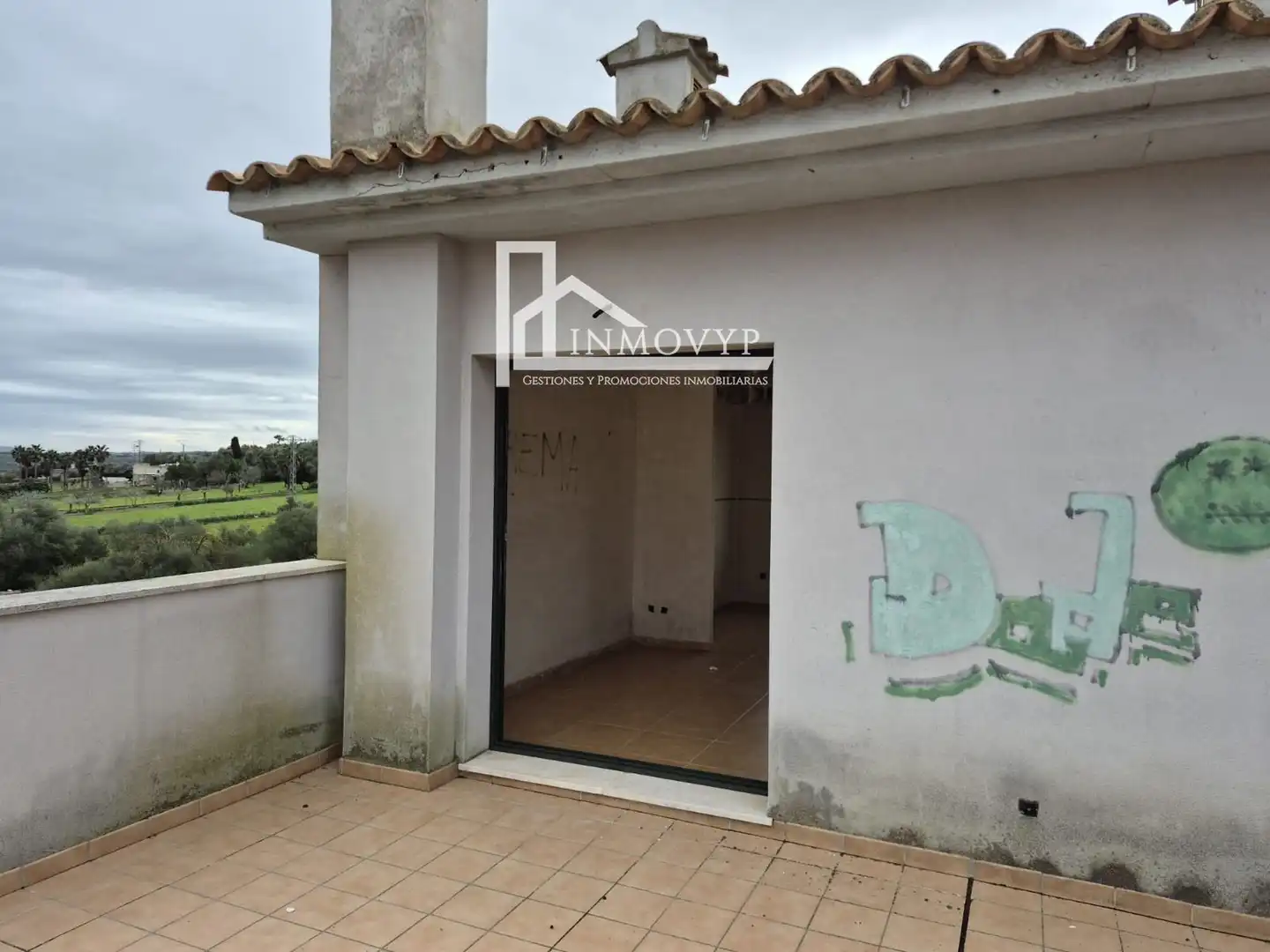 Terrasse von Dachboden zum Verkauf in Maria de la Salut mit Terrasse und Abstellraum