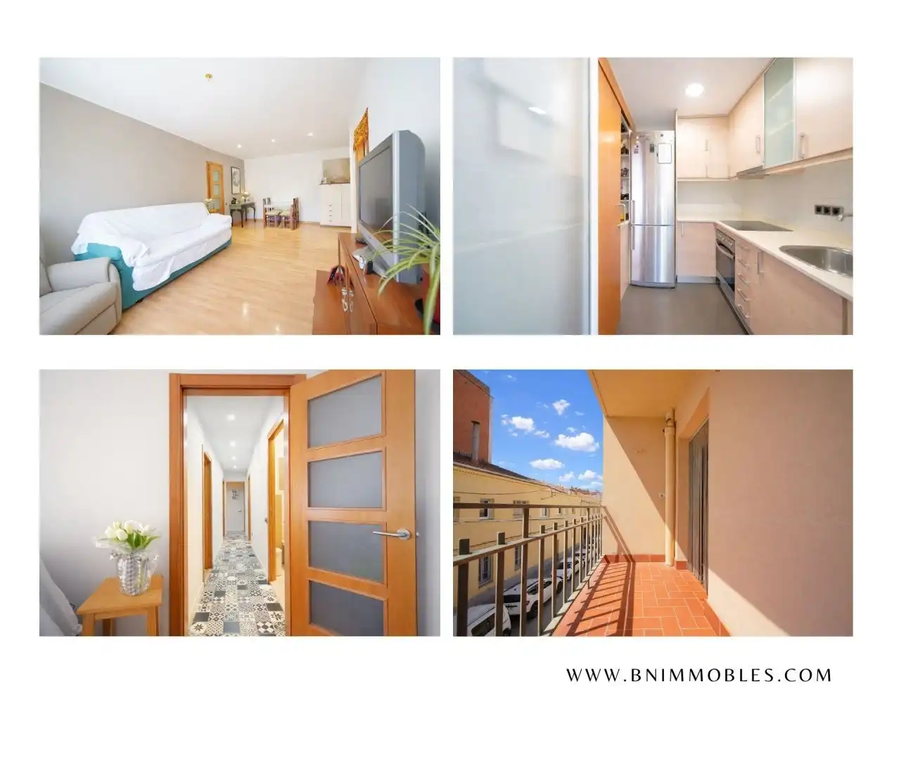 Exterior view of Flat for sale in Terrassa  with Air Conditioner, Heating and Balcony