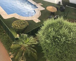 Garden of Duplex to rent in Benalmádena  with Air Conditioner