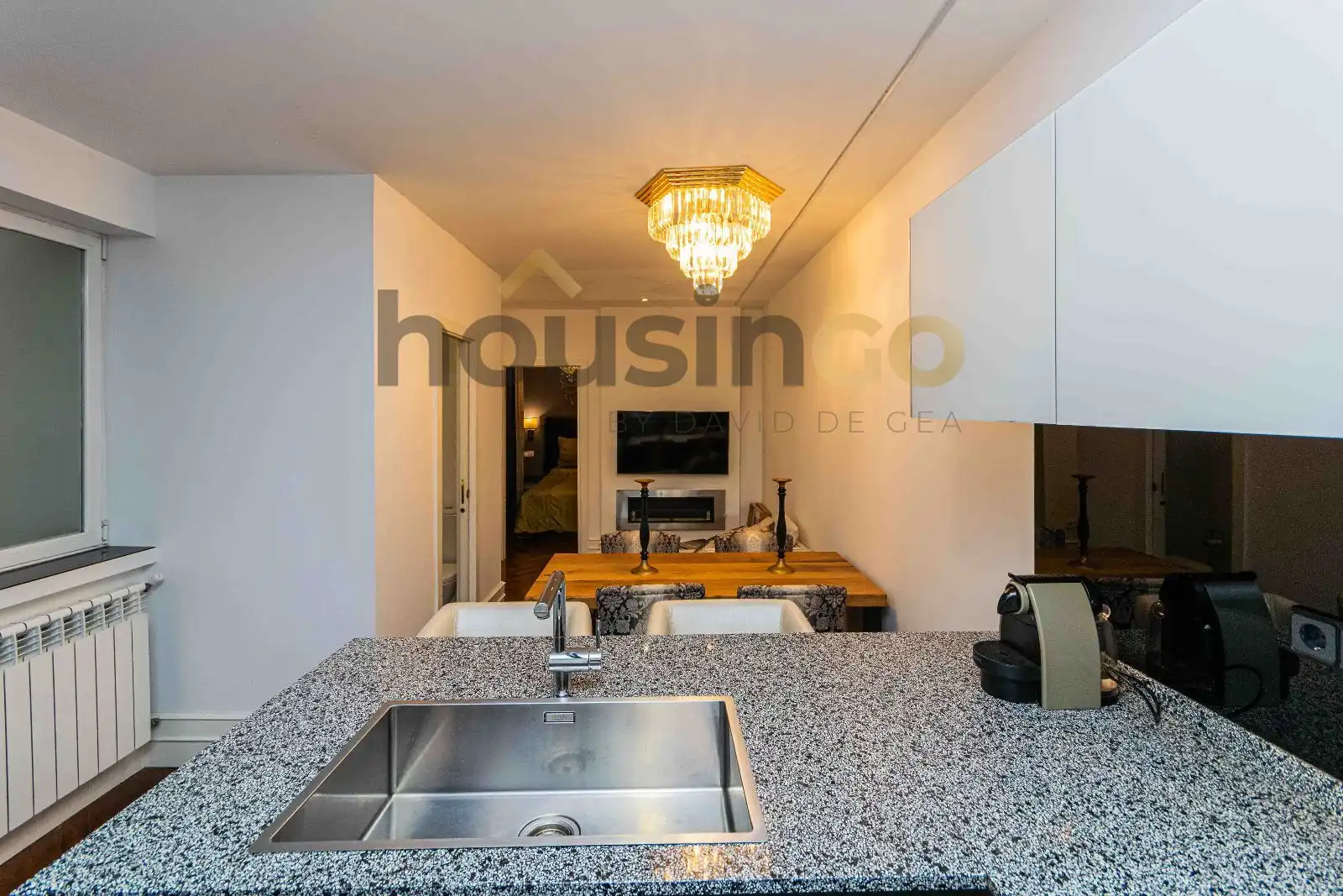 Exterior view of Flat for rent in Madrid  with Heating and Furnished