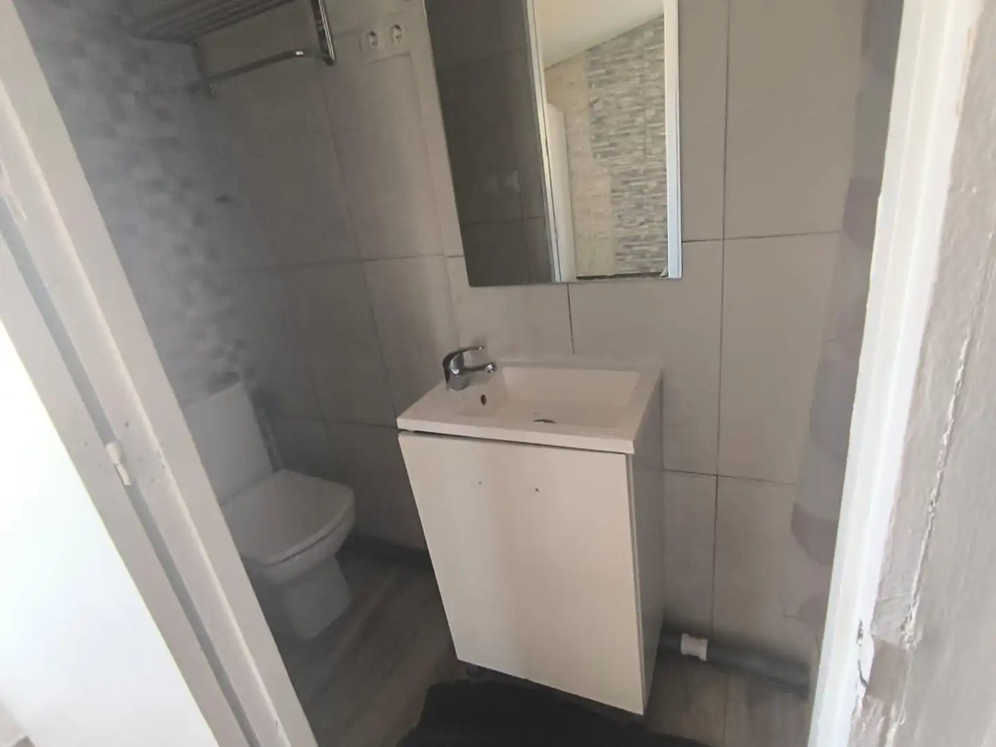 Badezimmer von Haus oder Chalet zur Miete in Sant Salvador de Guardiola mit Privatgarten, Parkett und Terrasse