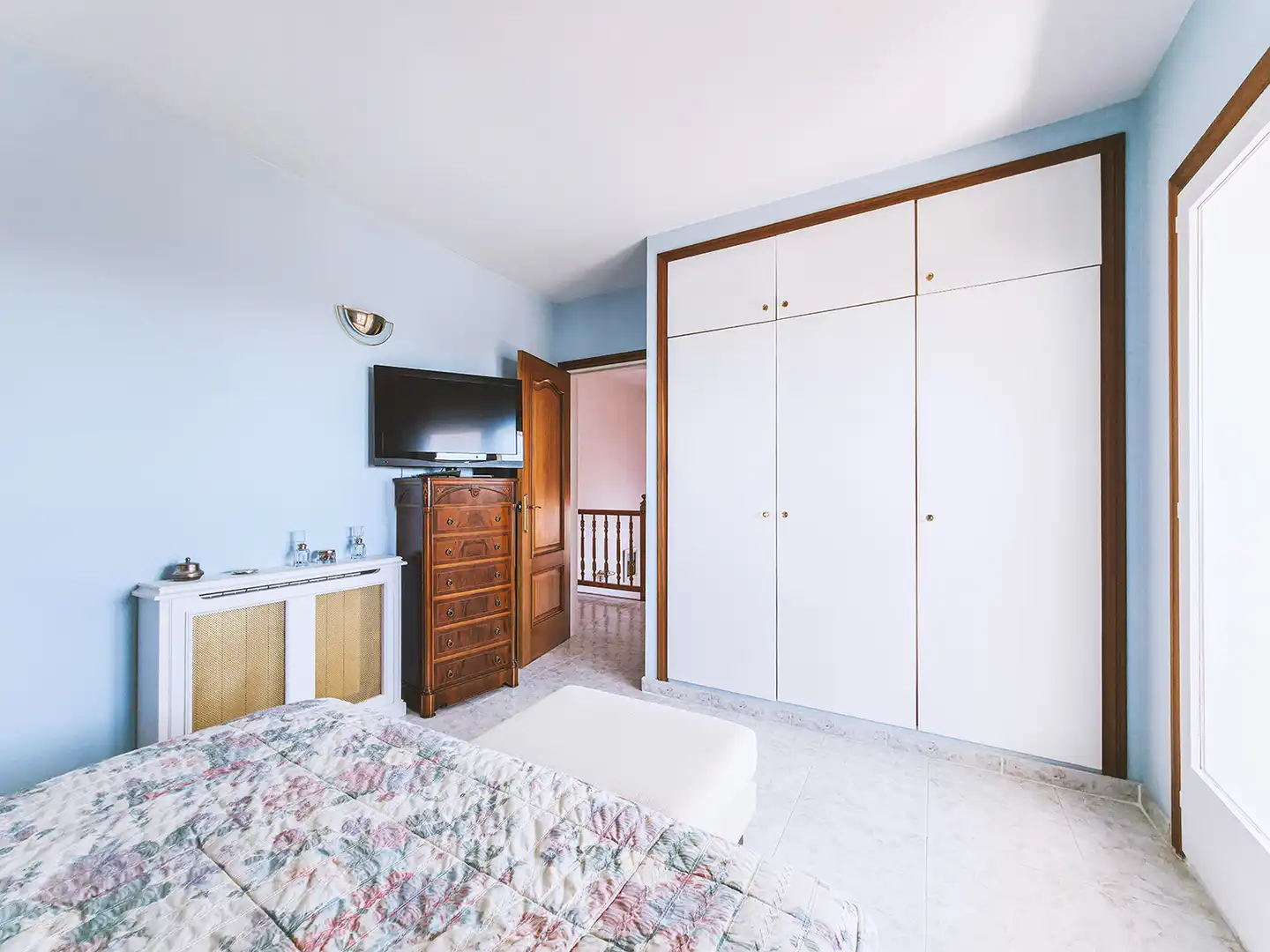 Schlafzimmer von Haus oder Chalet zum Verkauf in Sant Cebrià de Vallalta mit Heizung, Privatgarten und Terrasse