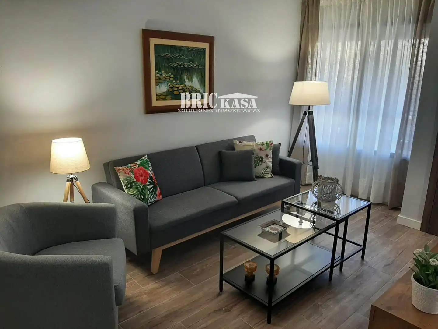 Wohnzimmer von Wohnung zur Miete in Cáceres mit Klimaanlage, Heizung und Schwimmbad