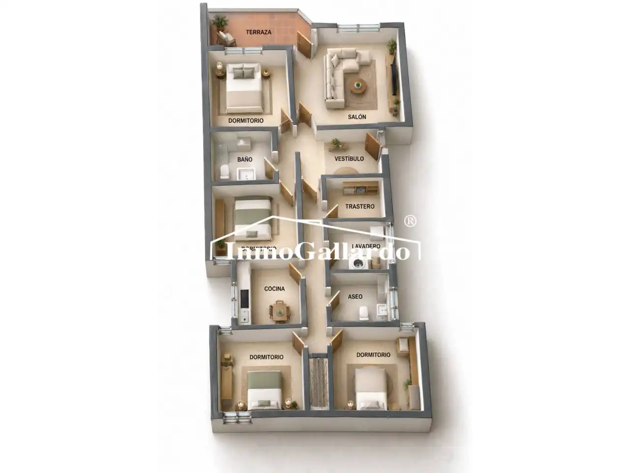 Piso en venta en Málaga con Terraza y Trastero