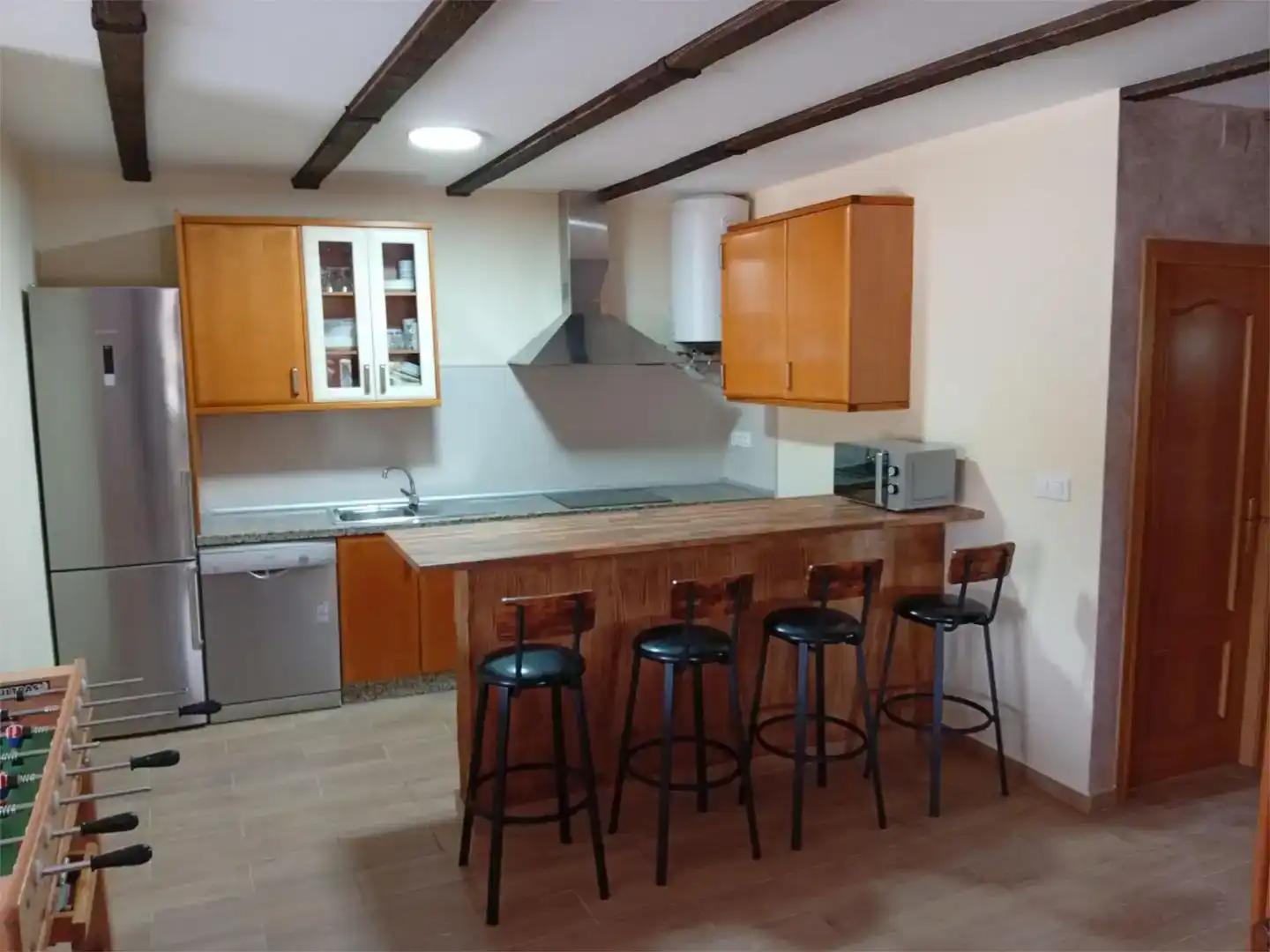 Cocina de Casa o chalet de alquiler en San Clemente con Aire acondicionado, Jardín privado y Piscina
