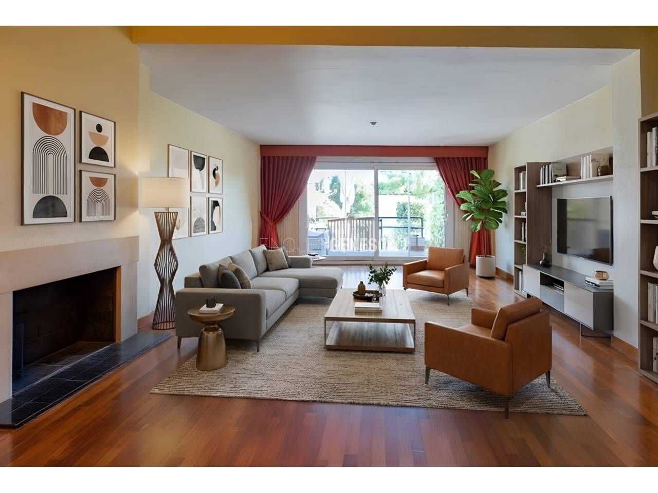 Living room of Houses for sale in Matadepera  with Air Conditioner, Heating and Private garden