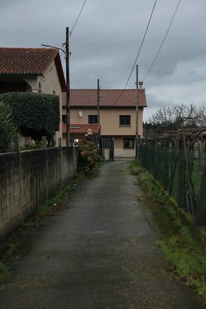 Vista exterior de Casa o chalet en venta en Valga con Jardín privado, Trastero y Amueblado