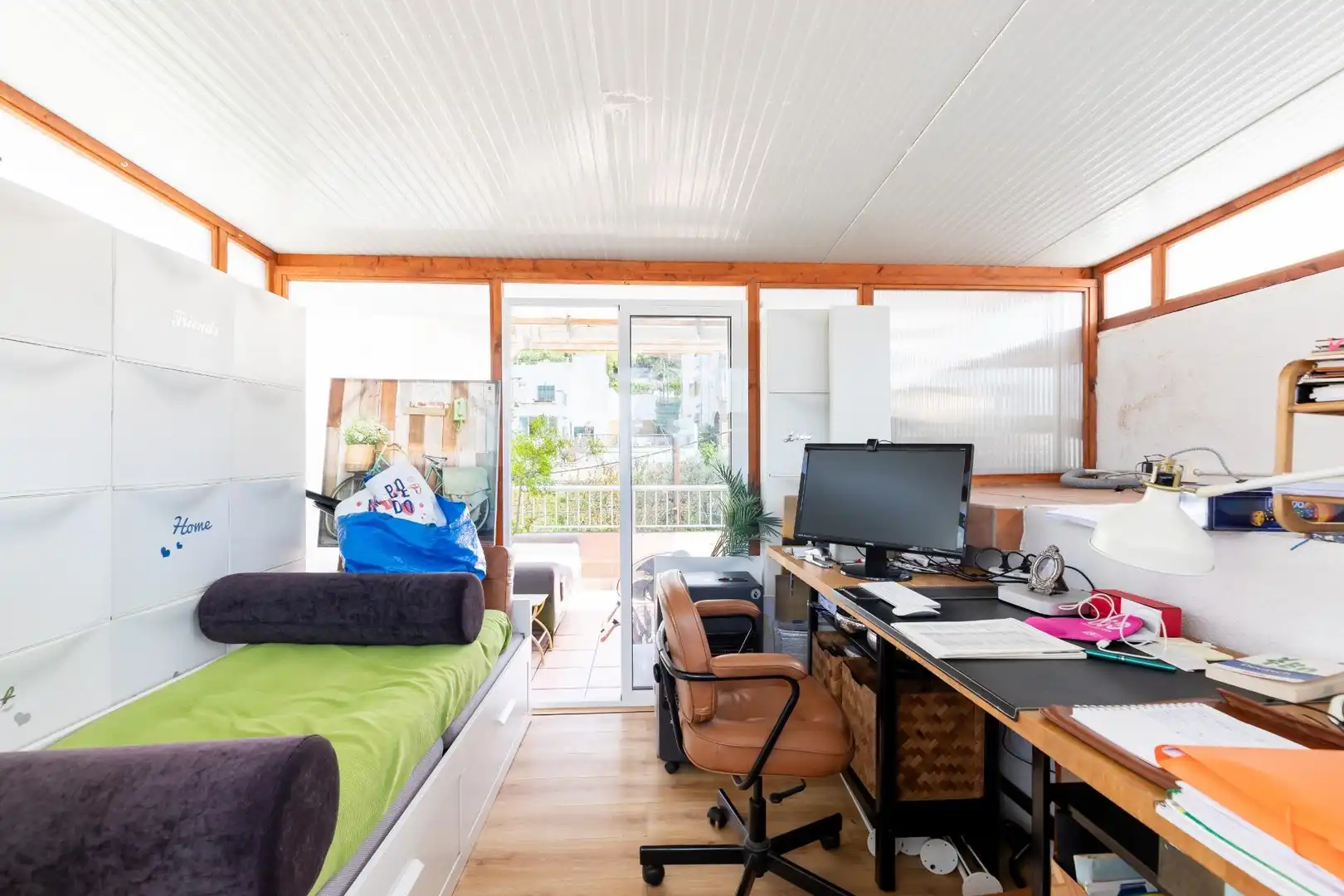 Terraza de Casa adosada en venta en  Palma de Mallorca con Aire acondicionado, Calefacción y Jardín privado