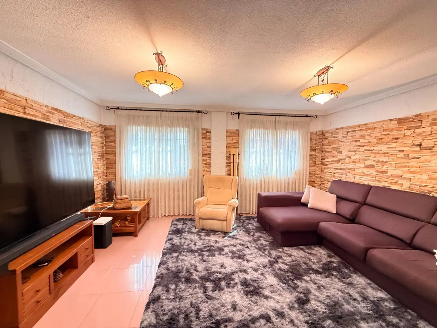 Living room of Houses for sale in Alicante / Alacant  with Air Conditioner, Heating and Terrace