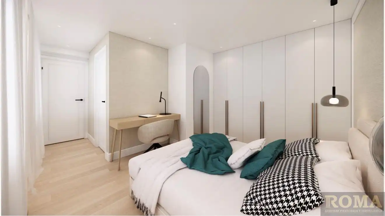 Schlafzimmer von Wohnung zum Verkauf in Salamanca mit Heizung, Möbliert und Balkon