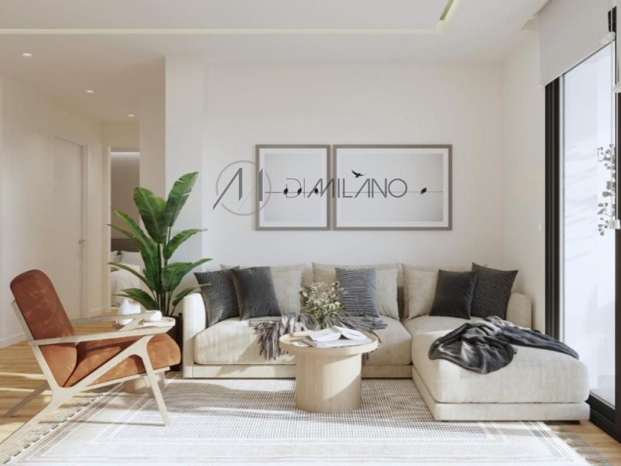 Living room of Flat for sale in Vigo   with Heating, Terrace and Storage room
