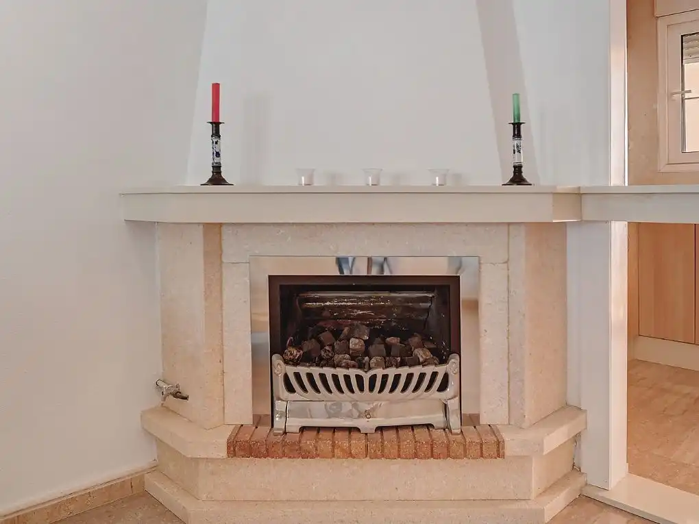 Wohnzimmer von Haus oder Chalet zur Miete in Orihuela mit Klimaanlage, Privatgarten und Parkett