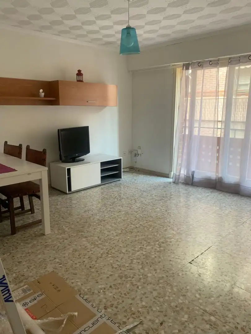 Sala de estar de Piso de alquiler en Alicante / Alacant con Amueblado y Balcón