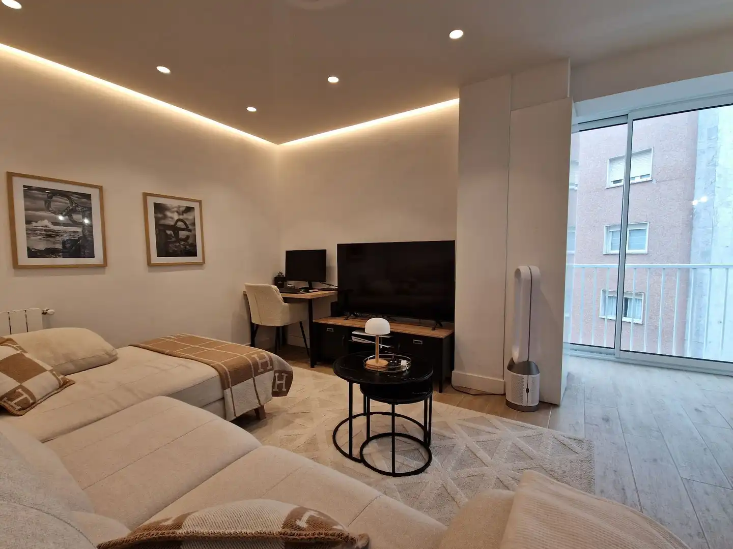 Sala de estar de Piso en venta en Donostia - San Sebastián  con Calefacción y Amueblado