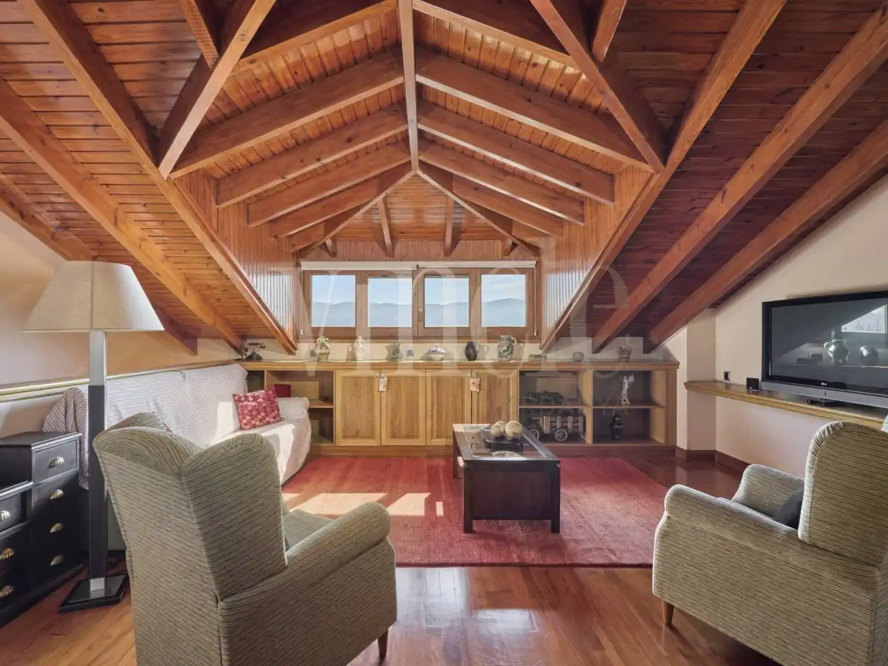 Sala d'estar de Dúplex en venda en Bolvir amb Calefacció, Parquet i Terrassa