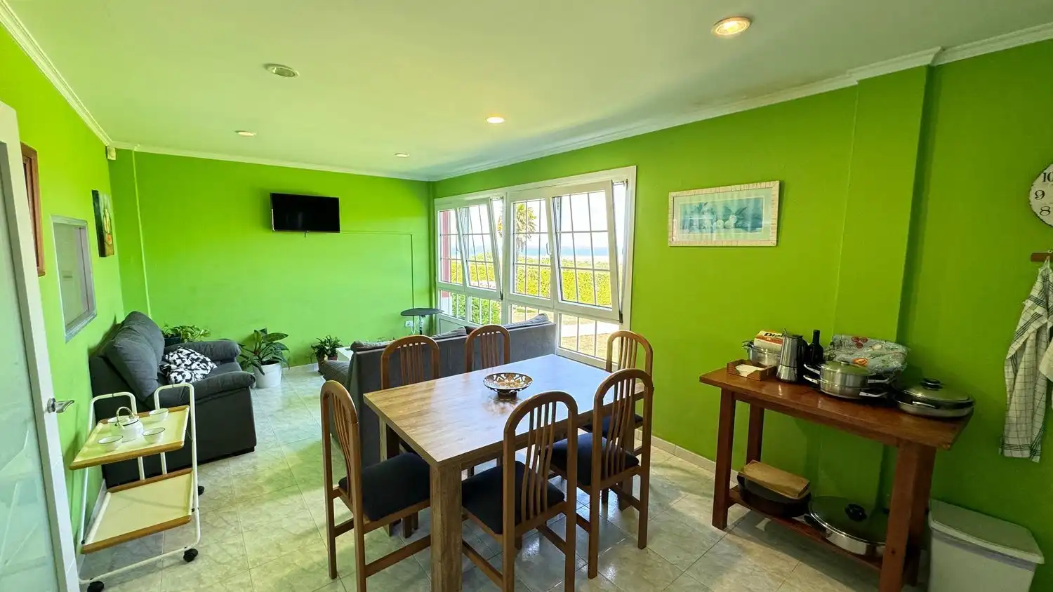 Dining room of Houses for sale in Carballo  with Heating, Private garden and Swimming Pool