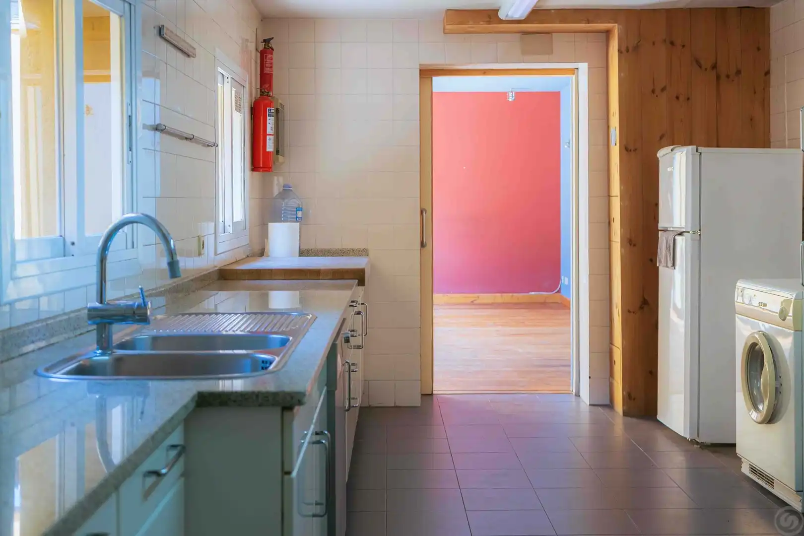 Kitchen of Houses for sale in Esplugues de Llobregat  with Terrace, Storage room and Swimming Pool