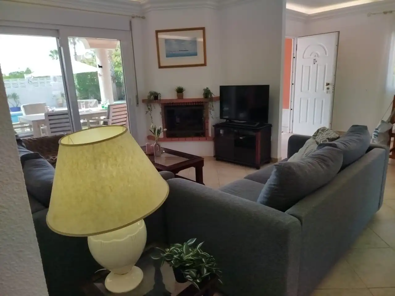 Sala de estar de Casa o chalet en venta en La Manga del Mar Menor con Aire acondicionado, Calefacción y Jardín privado