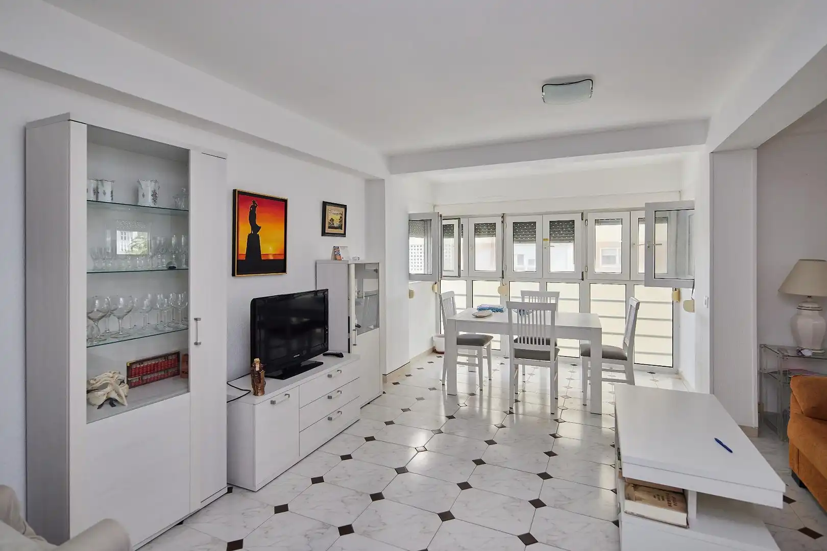 Sala de estar de Piso en venta en Cádiz con Terraza, Balcón y Alarma