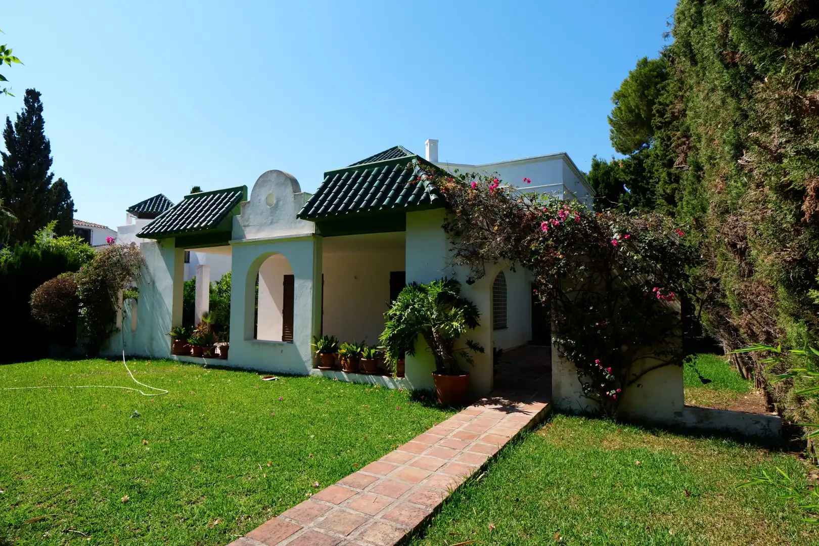 Jardín de Casa o chalet en venta en Marbella con Jardín privado, Terraza y Amueblado