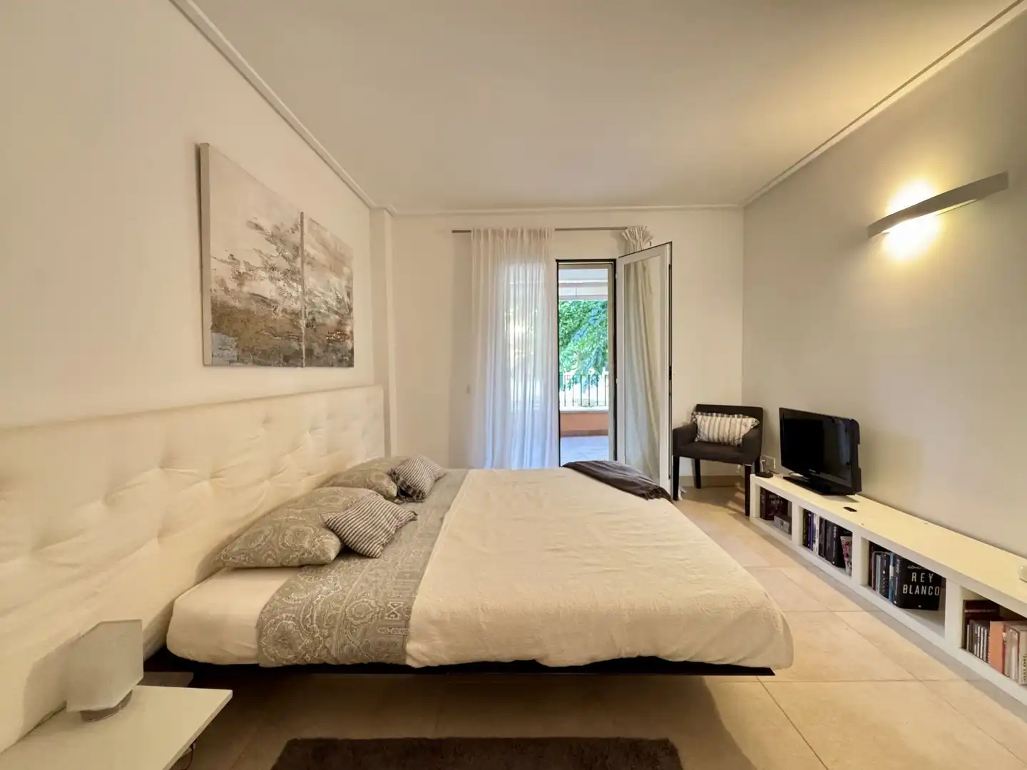 Schlafzimmer von Wohnungen zur Miete in Llucmajor mit Klimaanlage, Heizung und Terrasse