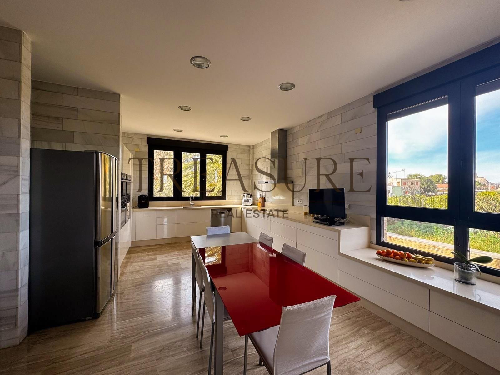 Kitchen of Houses for sale in  Murcia Capital  with Air Conditioner, Private garden and Terrace