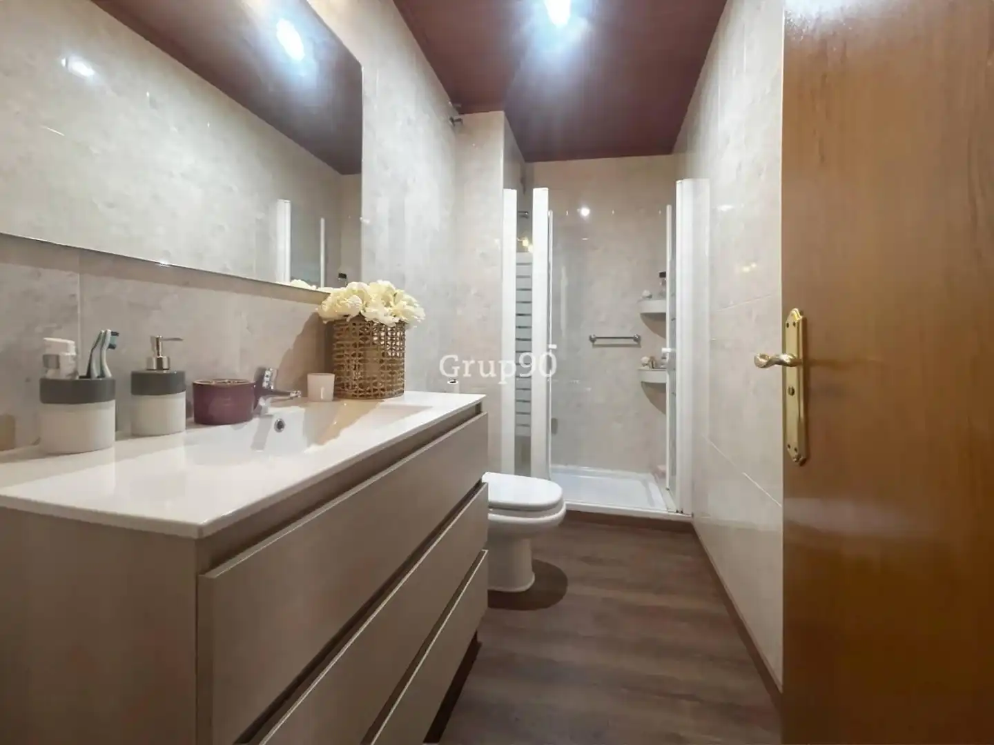 Baño de Casa adosada en venta en Puigverd de Lleida con Aire acondicionado, Calefacción y Parquet