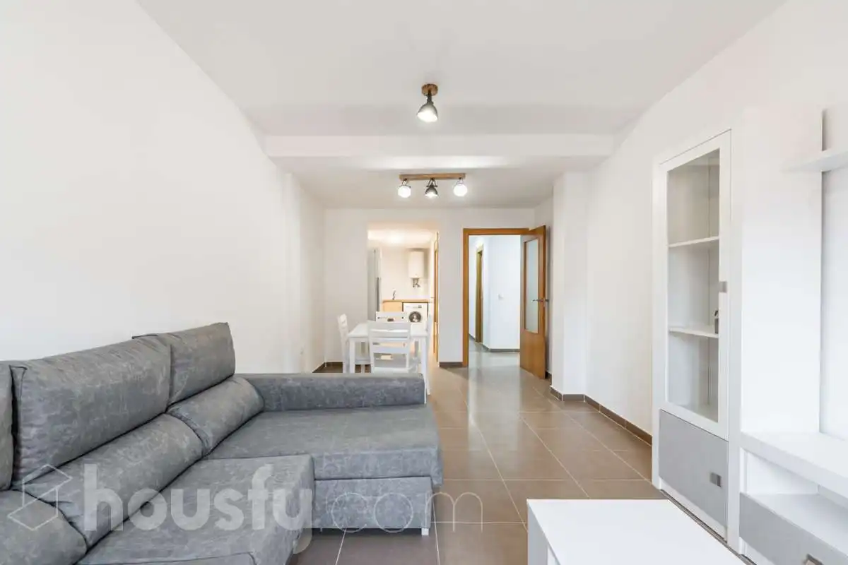 Sala d'estar de Pis de lloguer en Sagunto / Sagunt amb Parquet, Moblat i Balcó