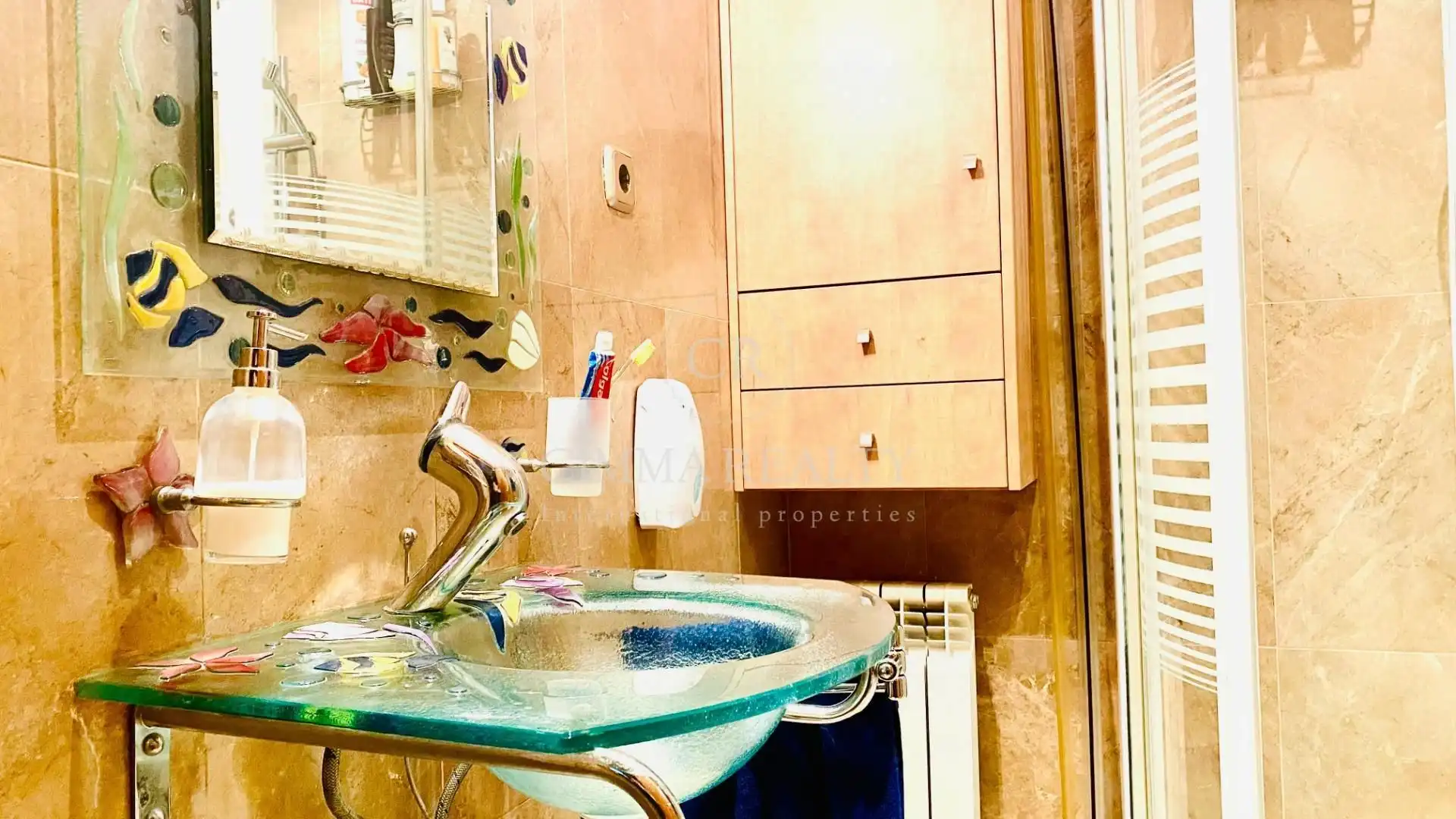 Bathroom of Houses for sale in L'Alfàs del Pi  with Air Conditioner, Heating and Private garden