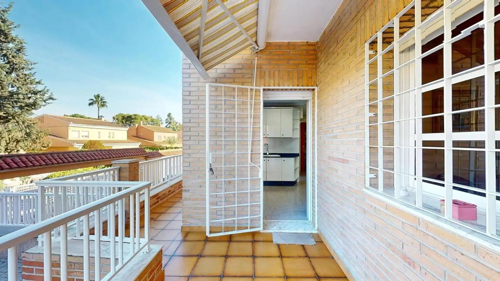 Balcony of Houses for sale in Murcia  with Terrace, Storage room and Swimming Pool