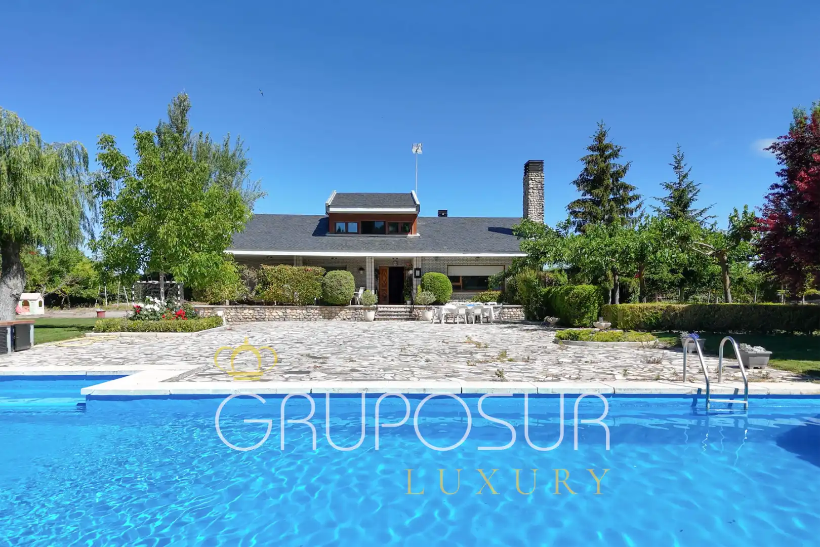 Jardín de Casa o chalet en venta en Villanubla con Aire acondicionado, Calefacción y Jardín privado