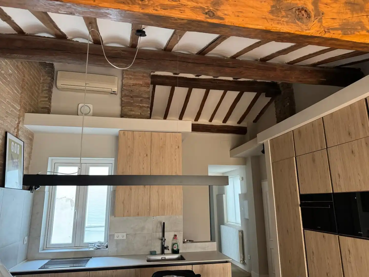 Cuina de Apartament de lloguer en  Logroño amb Aire condicionat, Calefacció i Terrassa