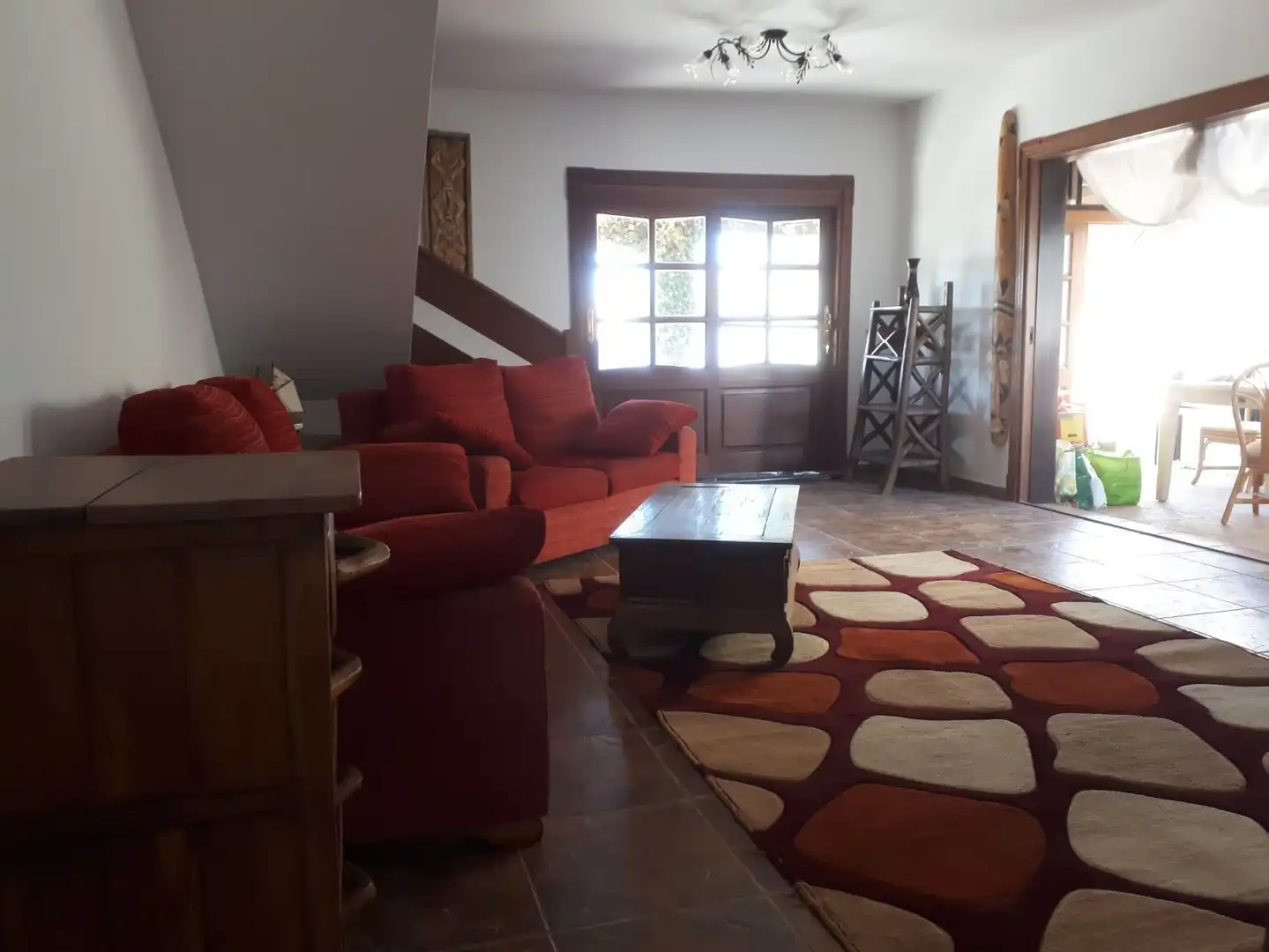 Sala d'estar de Casa o xalet en venda en Antigua amb Jardí privat, Terrassa i Piscina
