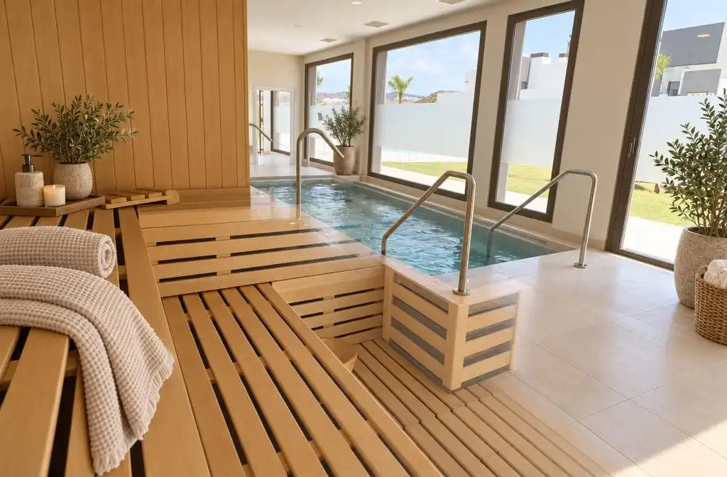 Piscina de Apartament de lloguer en La Cala Mijas
