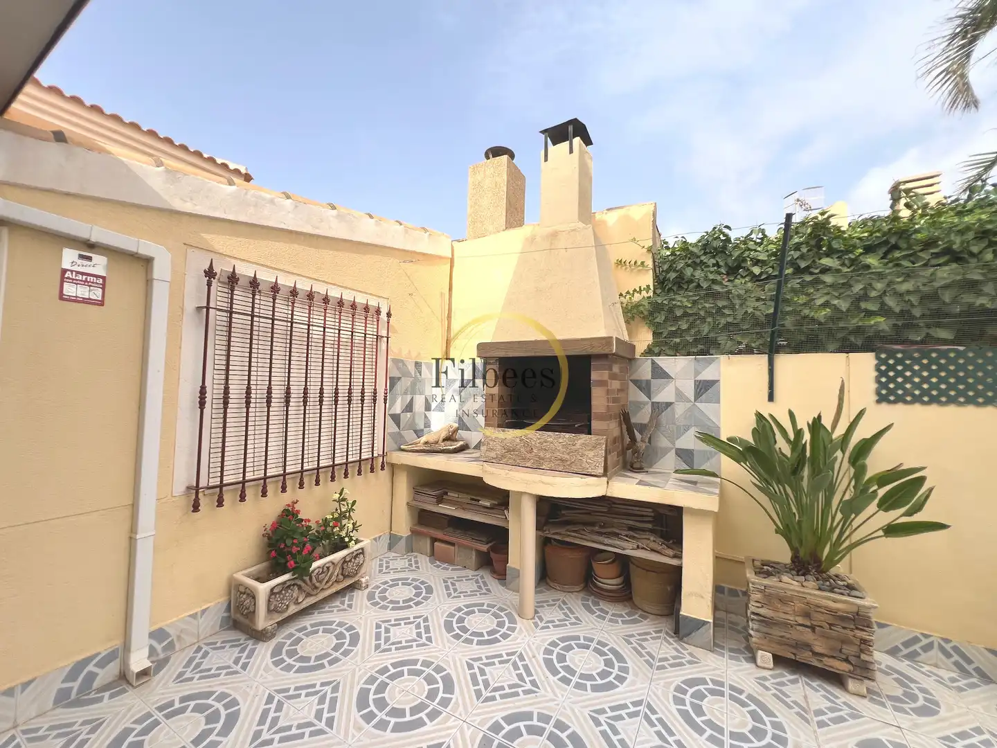 Terrassa de Finca rústica en venda en Mazarrón amb Aire condicionat, Jardí privat i Terrassa