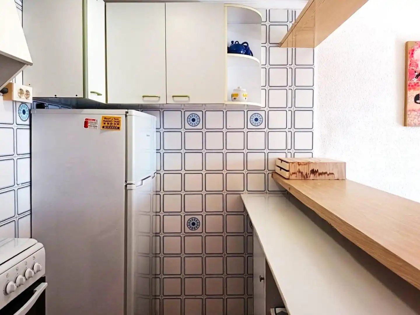 Cuina de Apartament en venda en Bellreguard amb Terrassa, Moblat i Balcó