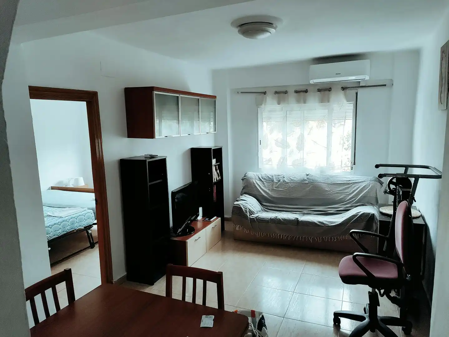 Sala de estar de Piso de alquiler en Valencia con Aire acondicionado, Calefacción y Amueblado