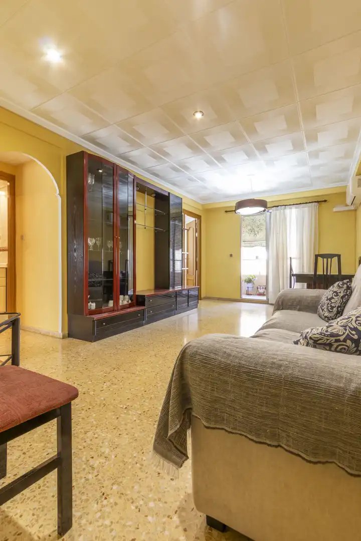 Sala de estar de Piso en venta en Almàssera con Aire acondicionado y Balcón
