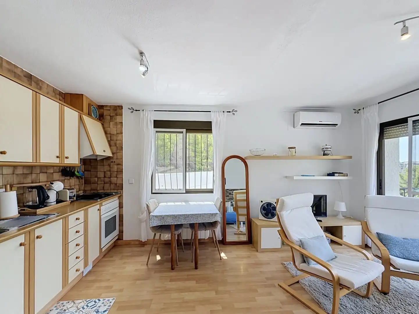 Cuina de Apartament en venda en Benitachell / El Poble Nou de Benitatxell amb Aire condicionat, Terrassa i Piscina