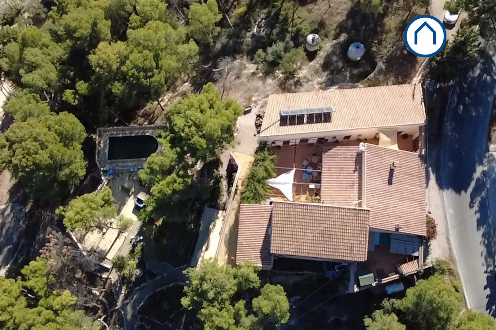 Vista exterior de Finca rústica en venda en Alhama de Murcia amb Aire condicionat, Calefacció i Jardí privat