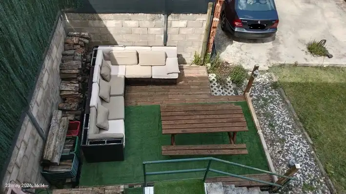 Terrassa de Casa o xalet en venda en Grisaleña amb Jardí privat i Moblat