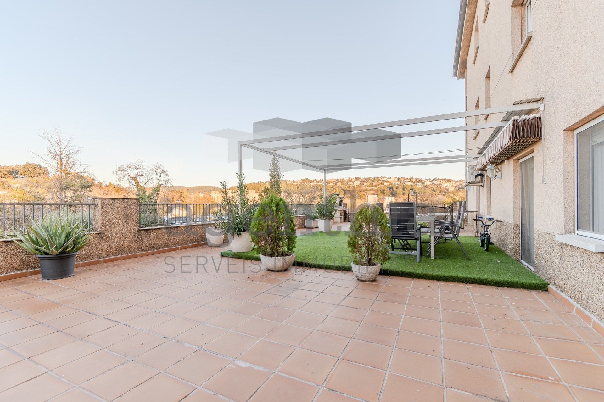 Terrace of Flat for sale in Girona Capital  with Air Conditioner, Heating and Terrace