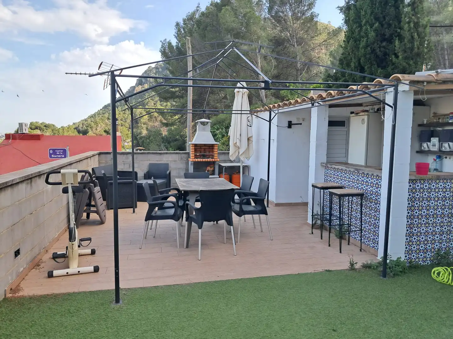 Terraza de Casa o chalet en venta en Gandia con Aire acondicionado, Jardín privado y Terraza