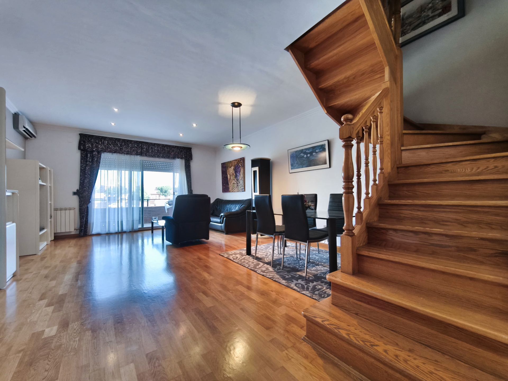 Living room of Single-family semi-detached for sale in Mollerussa  with Air Conditioner, Heating and Private garden