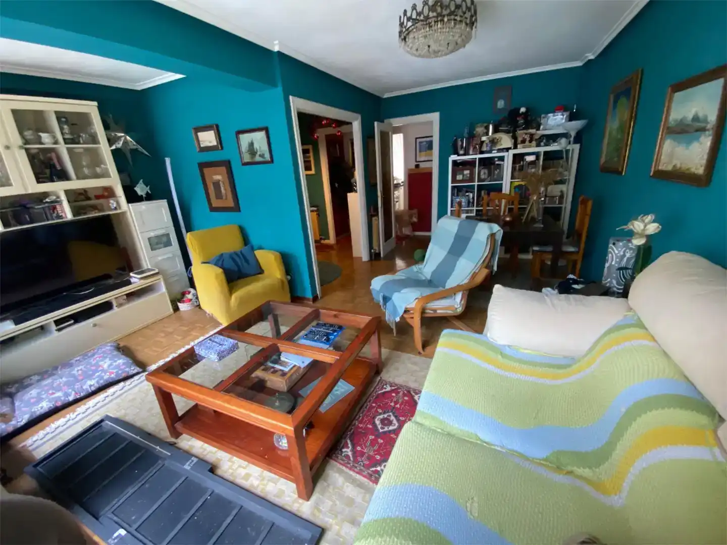 Living room of Flat for sale in Gijón 