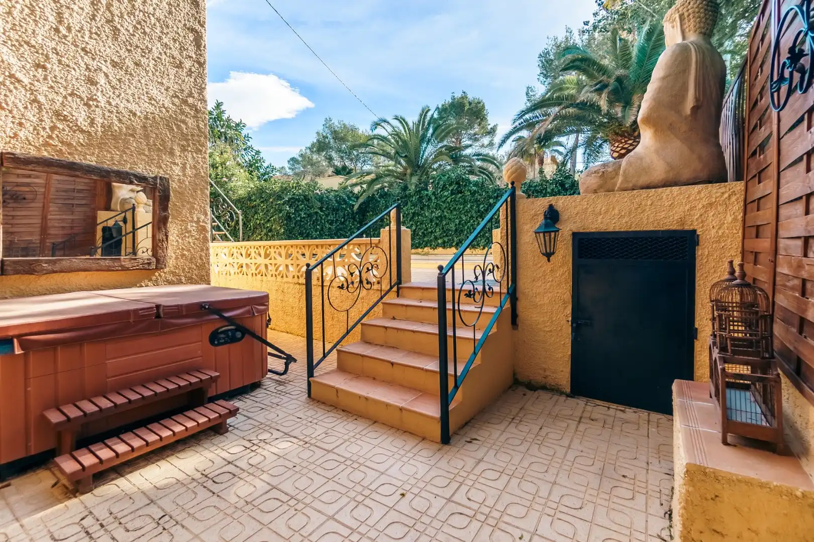 Terraza de Casa o chalet de alquiler en L'Alfàs del Pi con Piscina