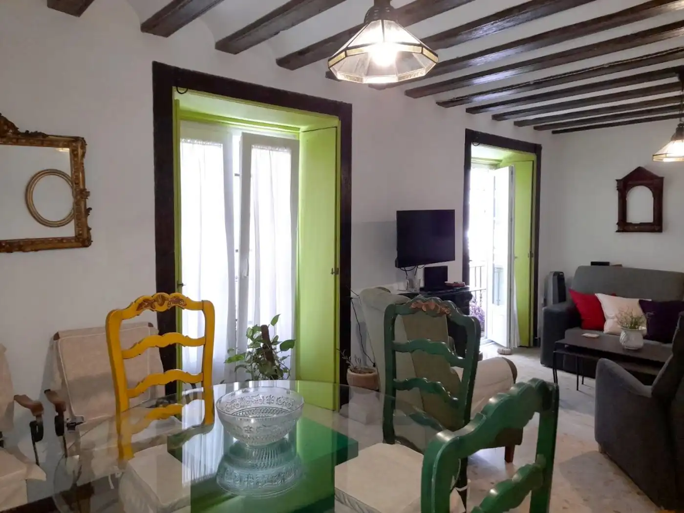 Dining room of Flat for rent in Cádiz  with Furnished and Balcony