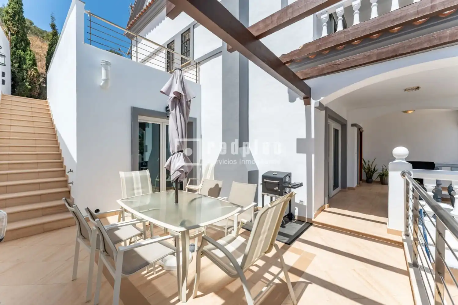 Terrace of Houses for rent in Benalmádena  with Private garden, Terrace and Storage room